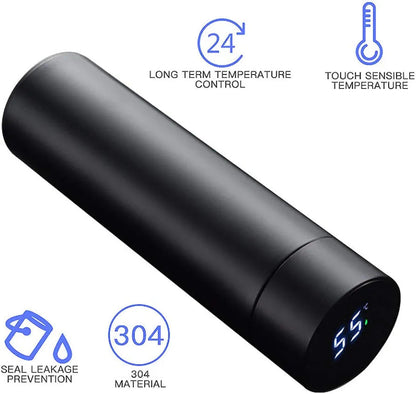 Smart Thermo Bottle — 500 ml with LED Temperature Display