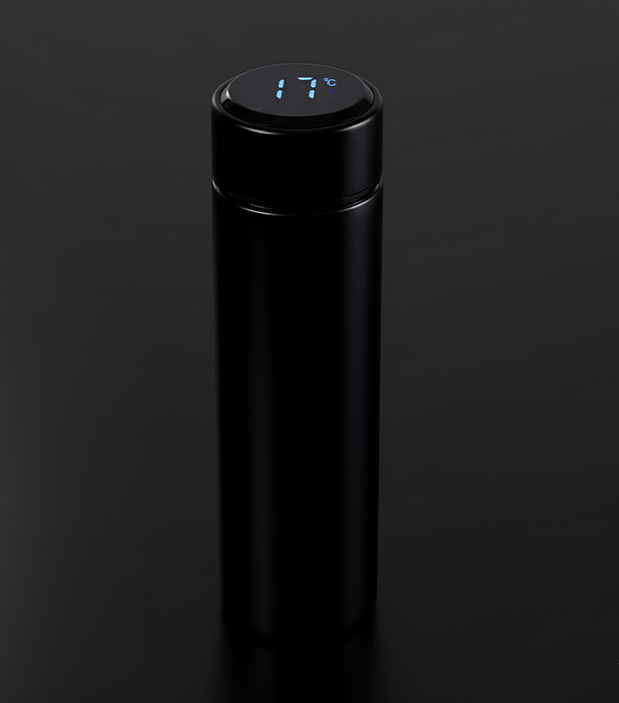 Smart Thermo Bottle — 500 ml with LED Temperature Display